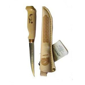 FNF7  Филейный нож Rapala (лезвие 19 см, дерев. рукоятка) 