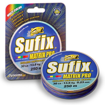   Sufix Matrix Pro Multi Color 100  0.16 . 20 lb, 9,2 